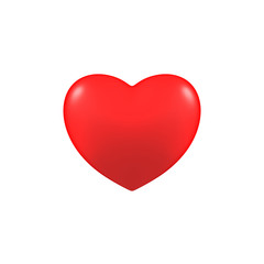 heart love red 3d illustration