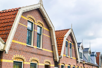 Old traditional houses in Amsterdam