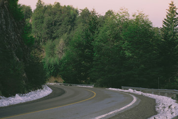 Carretera en la montaña