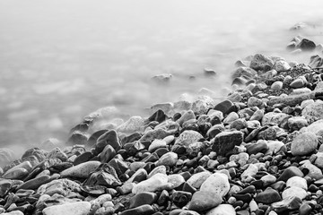 Obraz premium Sea shore and waves