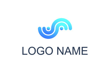 Fototapeta na wymiar logo abstract vector logo icon