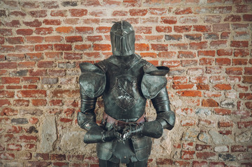 Ancient medieval knight armor