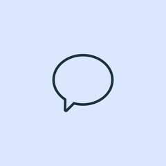message icon vector modern style symbol on blue-white
