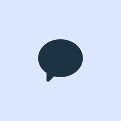 message icon vector modern style symbol on blue-white