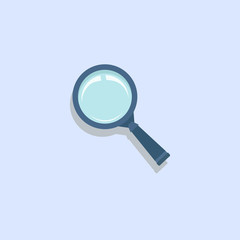 Search icon in flat design on white background