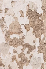 Fotobehang Verweerde muur textuur van oude muur met afbladderende verf