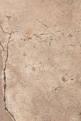 Vintage Grungy Concrete Texture or Background with Big Crack