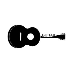 guitar logo vector