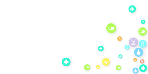 Pharmacy Background. Clinic Backdrop.