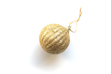 Balls for decoration on a white background