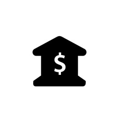 Vector illustration, bank icon design
