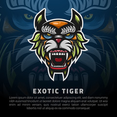 Exotic tiger logo