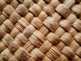 Old pattern wicker basket background