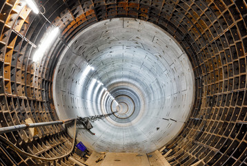 Construction of a new subway tunnel