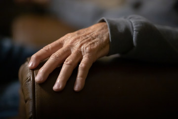 Obraz na płótnie Canvas Hand of a Senior Man