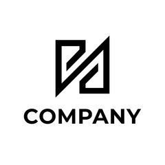 Initial letter N logo design vector inspiration