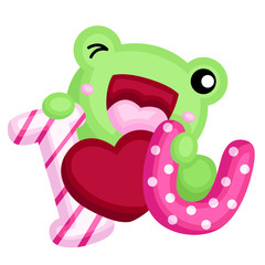 frog and i love you letter