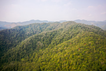 Obraz premium Arial view of Mountain 