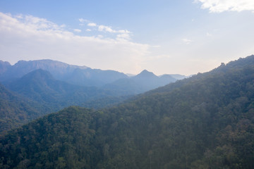 Arial view of Mountain 