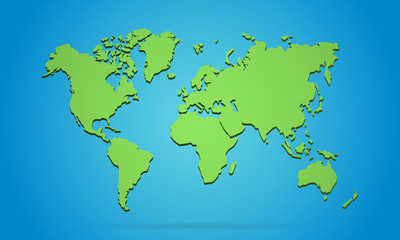 3D Illustration of Earth globe icon Vector 02