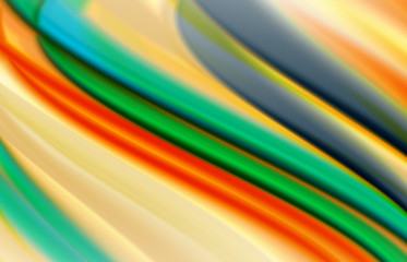 Obraz premium Abstract background - fluid color gradient waves, with dynamic motion line effect. Vector Illustration For Wallpaper, Banner, Background, Card, Book Illustration, landing page