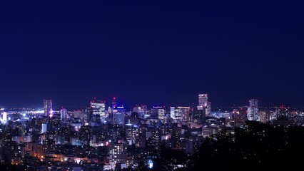 美しい札幌の夜景