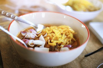 Khao Soi - Northern Thai Curry Noodles