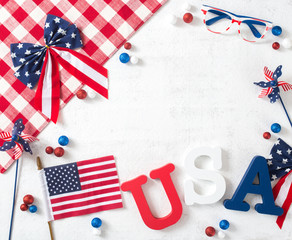Fototapeta premium Fourth of July Background