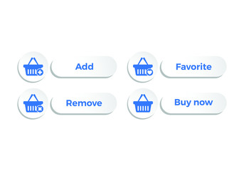 Shopping cart icon or button, Add to cart flat sign symbols logo