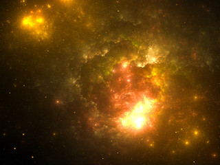 Computer-generated abstract fractal background.