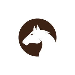 Horse logo creative vector icon