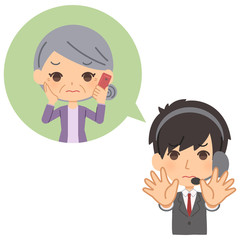 注意を促すオペレーター