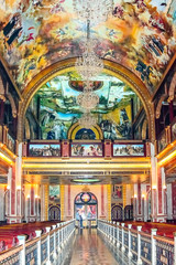 Obraz premium SHARM EL SHEIKH, EGYPT- JANUARY 21, 2019 : Christian Coptic interior Church.