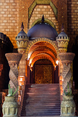 Entrance to the  El Sahaba Mosque in Sharm El Sheikh