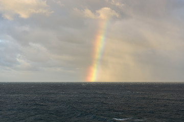 Naklejka na ściany i meble Rainbow over the ocean, Sydney Australia