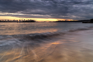 Sydney Harbour at sunset, Sydney Australia