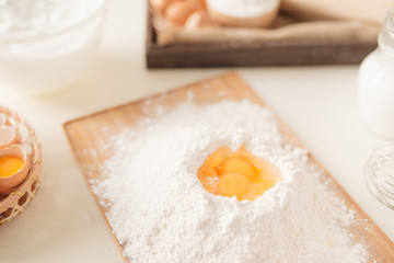 Baking ingredient's preparation. - Image