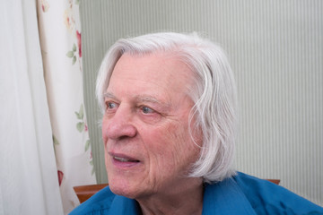 senior man with a look of determination
