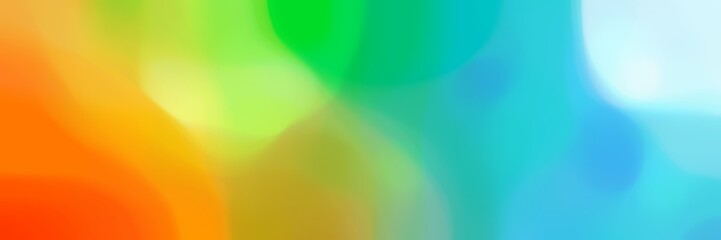 soft blurred iridescent horizontal background graphic with light sea green, medium turquoise and golden rod colors space for text or image