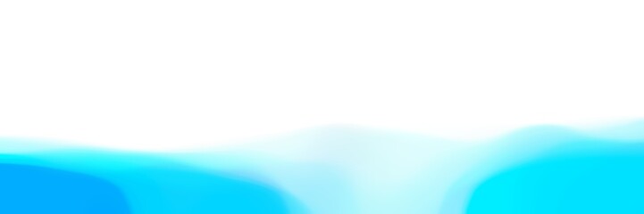 unfocused smooth horizontal background bokeh graphic with deep sky blue, pale turquoise and bright turquoise colors. can be used as background for cards or texture