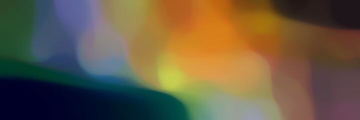 soft blurred horizontal background bokeh graphic with very dark blue, bronze and pastel brown colors and free text space