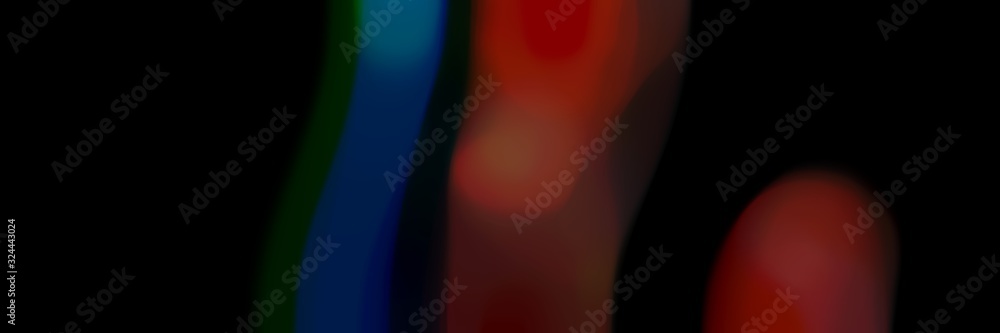 Leinwandbilder blurred bokeh horizontal background texture with dark red, black and very dark blue colors space for