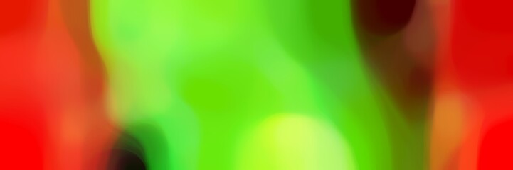 blurred horizontal background texture with moderate green, strong red and bronze colors and space for text