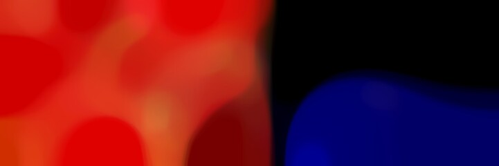 unfocused bokeh horizontal background with black, navy blue and dark red colors space for text or image