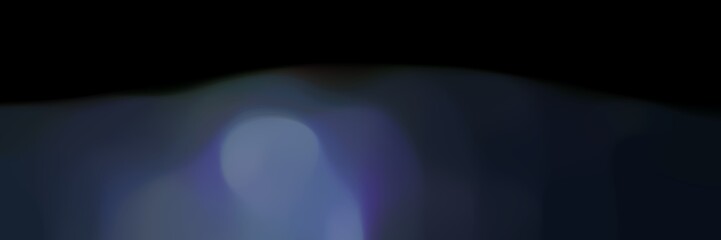 soft blurred horizontal background bokeh graphic with black, dark slate blue and dark slate gray colors and free text space