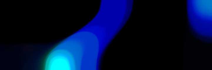 unfocused smooth horizontal background with medium blue, black and dark turquoise colors. can be used as background for cards or texture