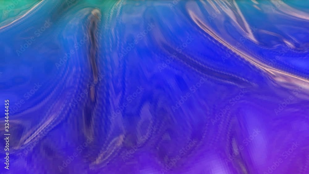 Poster animated smooth colorful material. wave abstract background. 3d render