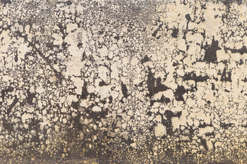 Black stain texture on cement wall, dirty wall