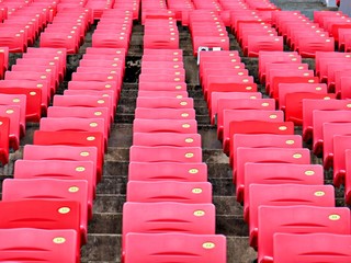 red chairs