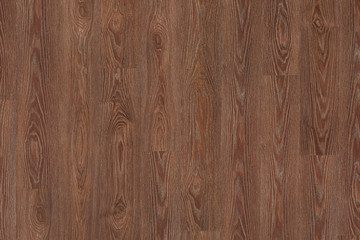 Natural dark brown wooden surface floor texture background.  polished  laminate  parquet